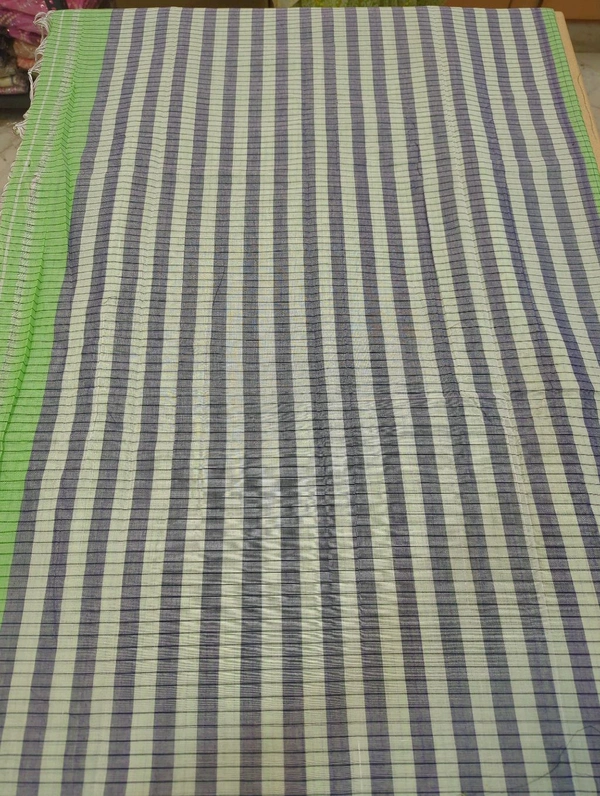 Pure Handloom Narayanapet Cotton - Mint Green 2