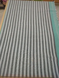 Pure Handloom Narayanapet Cotton - Jungle Mist 7