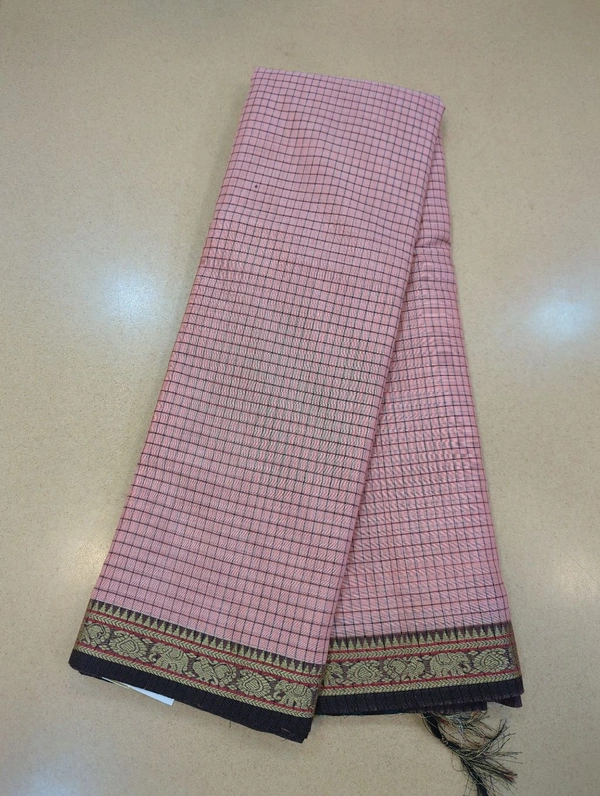 Pure Handloom Narayanapet Cotton - Sundown 8