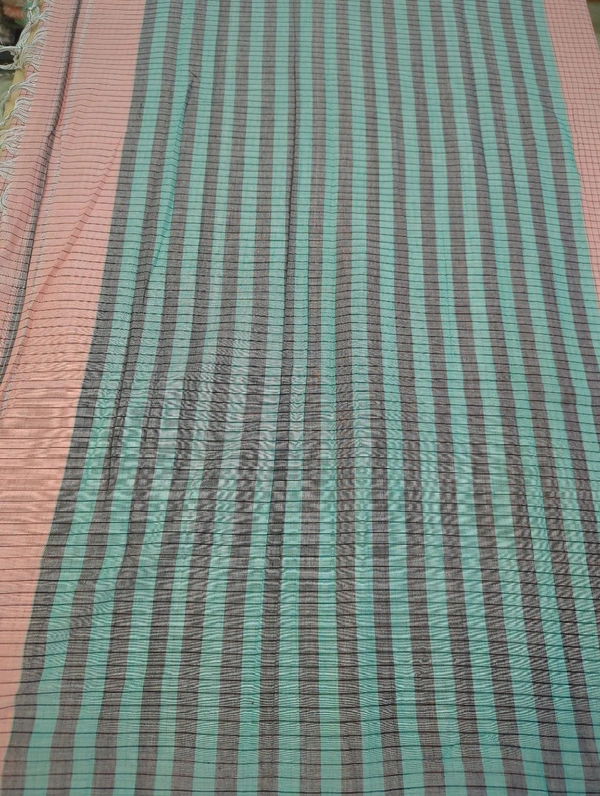 Pure Handloom Narayanapet Cotton - Sundown 8