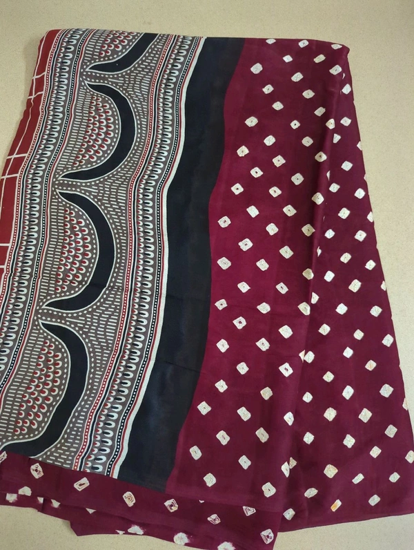 Pure Model Bhadhini - Maroon and black