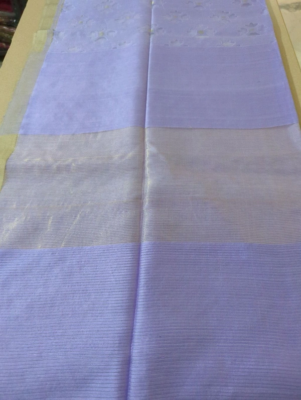 Pure Resham Muslin - Blue Chalk