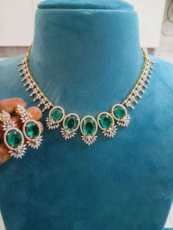 Premium Diamond Replica Neckset