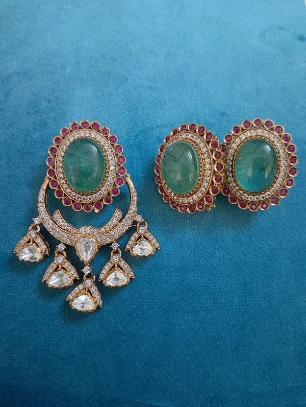 Mossanite Pendant Set Diamond Replica 1699