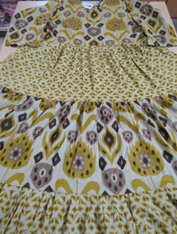 Pure Cotton Frock With Kanta - Moss Green, 40