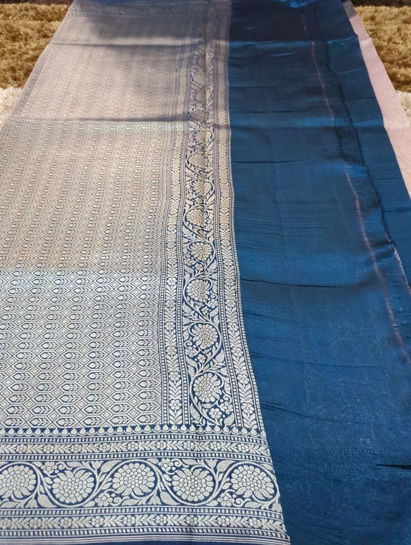 Pure Handloom Raw Mongo Allover  - purple