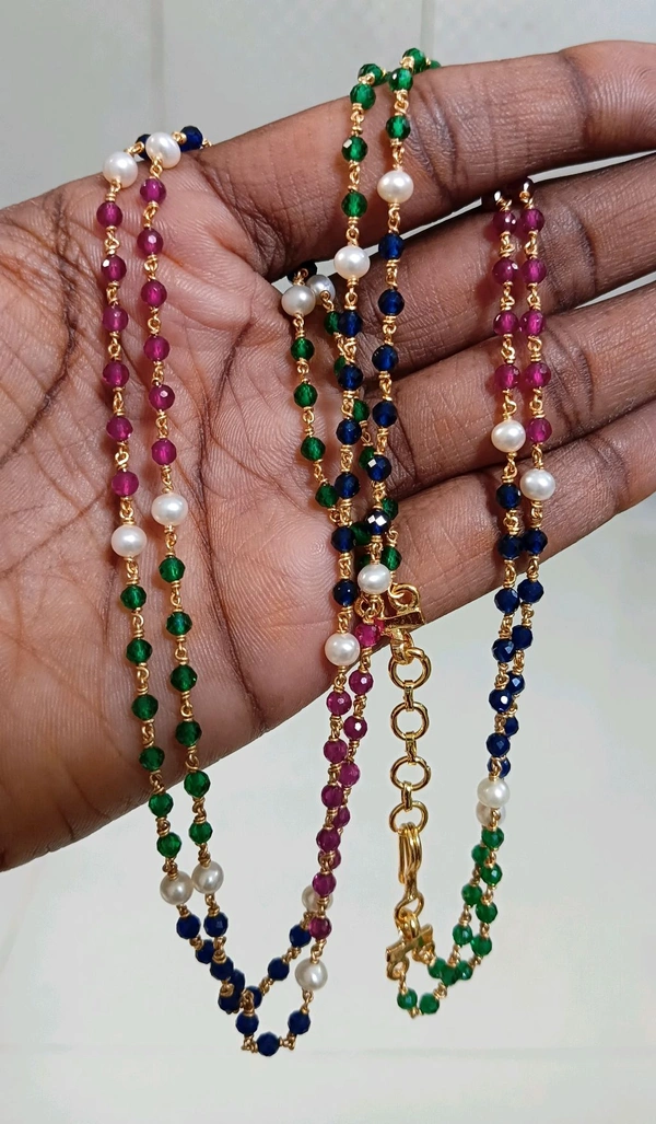 2 Lines Real Manulu And Real Pearls - VZ