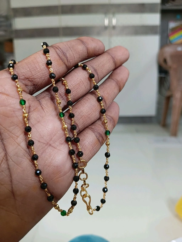 Black Cutting Flt Cz's With Real Manulu - ruby