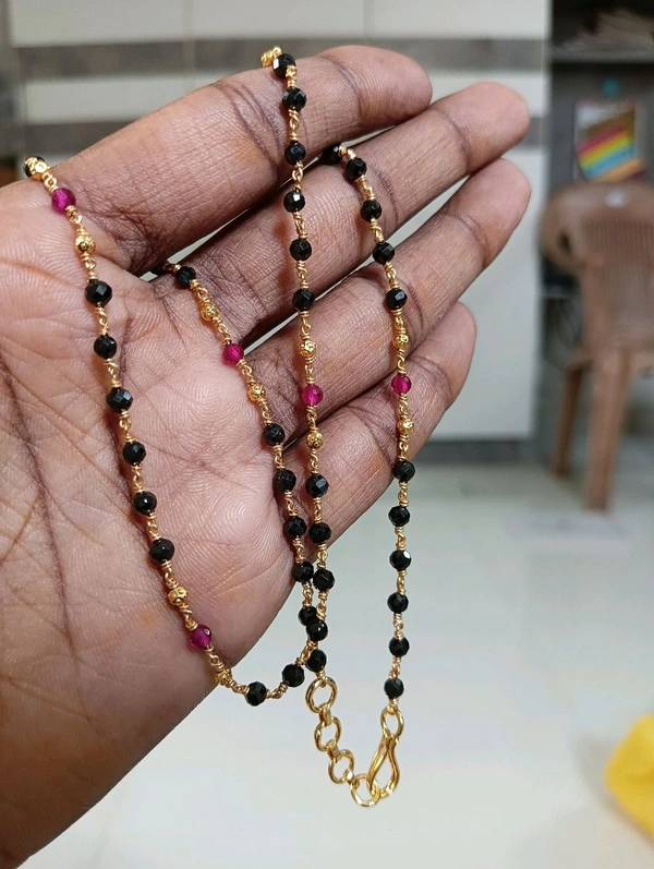 Black Cutting Flt Cz's With Real Manulu - ruby, VZ