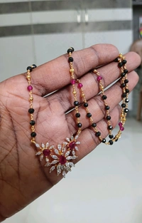 Black Cutting CZ With Real Manulu - ruby, HD