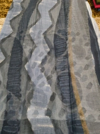 Pure Cotton Kota Block  - Navy Blue 1
