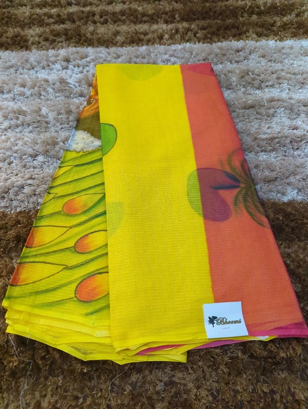 Pure Double Cotton Kota  - Gold