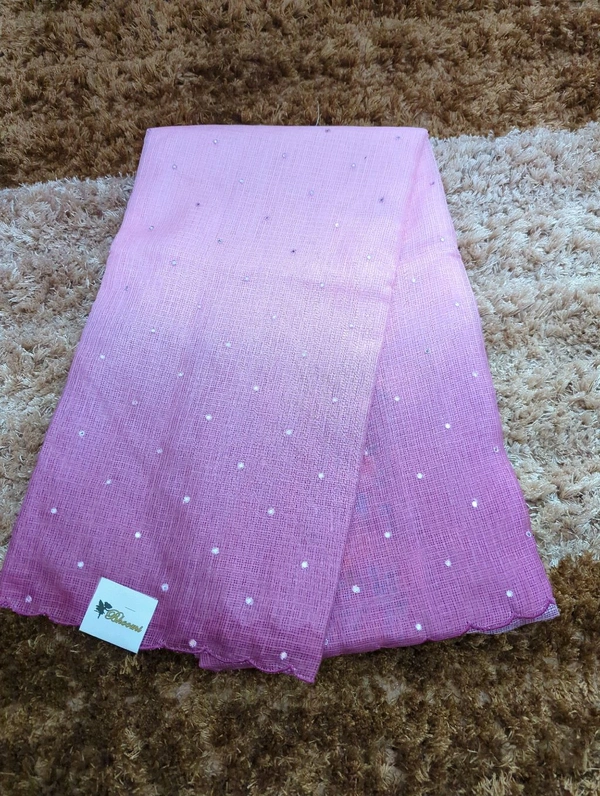 Silk Kota Mirror  - Fuchsia Pink