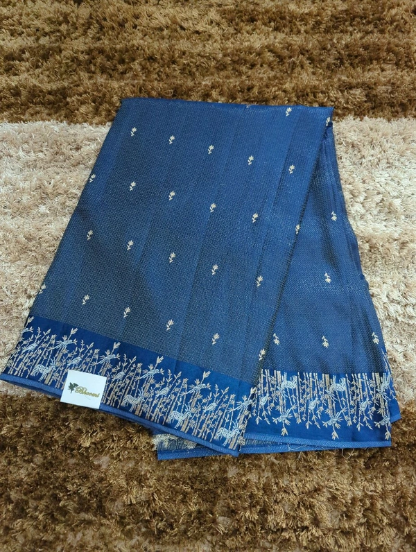 Pure Mushru Designer  - Navy Blue
