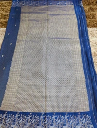Pure Mushru Designer  - Navy Blue