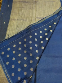 Pure Mushru Designer  - Navy Blue