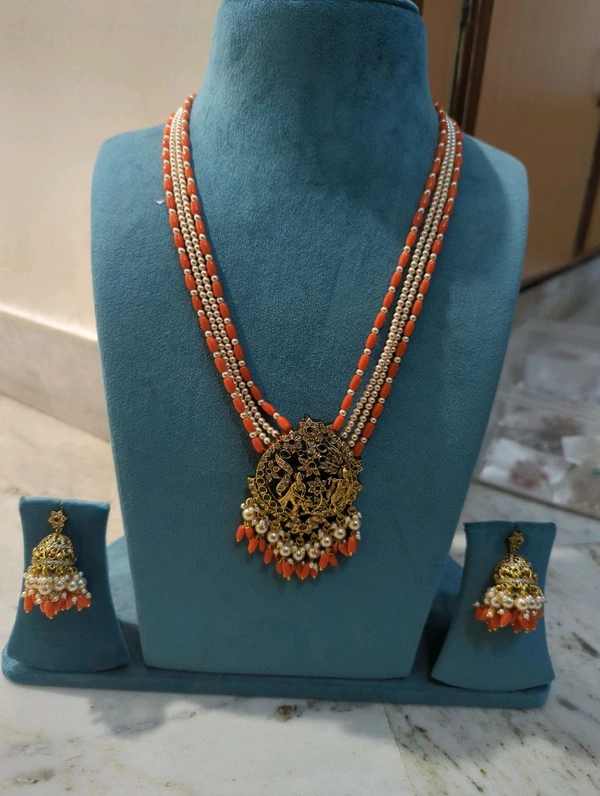 Coral With Swarovski Rani Haram 