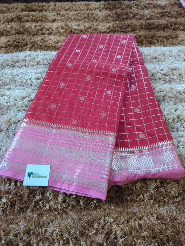 Raw Mango Checks - Bright Red
