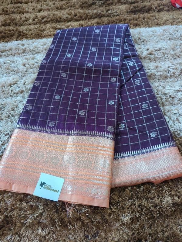 Raw Mango Checks - Purple