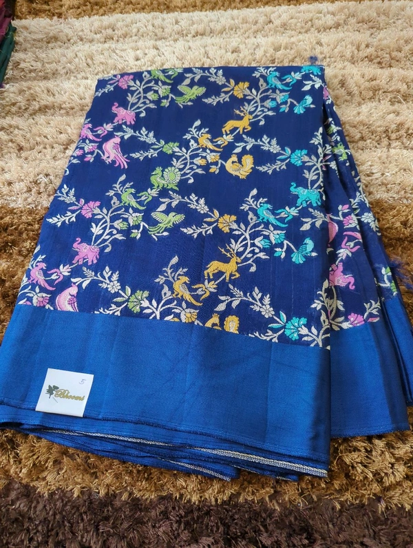 Pure Tussar Georgette  - Blush Pink 5