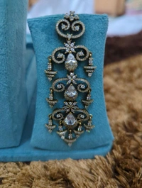 Designer Earrings  - Vz, White