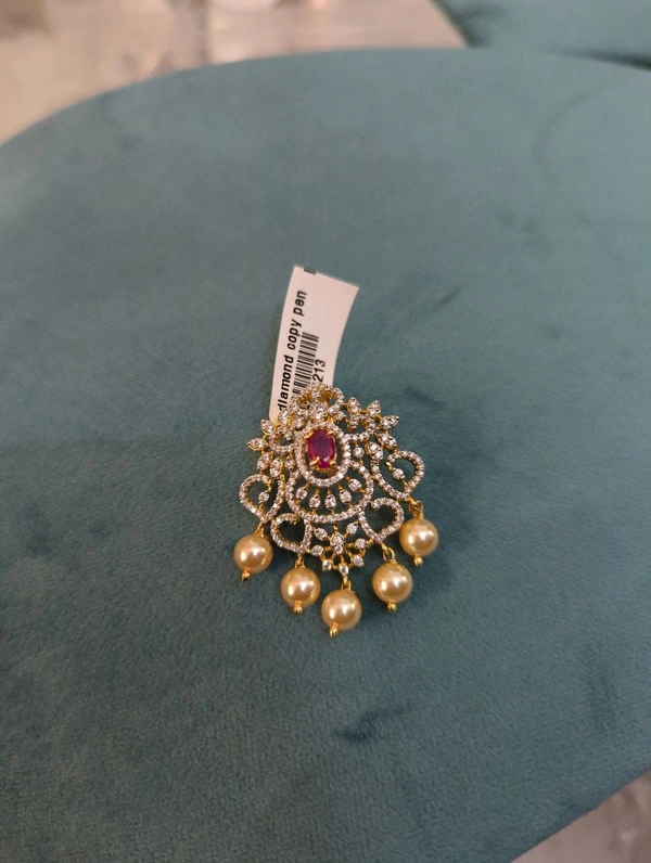 Diamond Copy Pendent  - Vz, pink