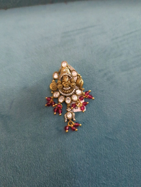 Mossonite Pendent  - Vz, Maroon