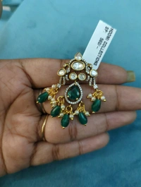 Mossonite Pendent  - Vz, green