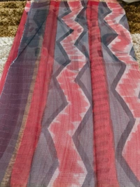 Pure Cotton Kota Block  - Red 3