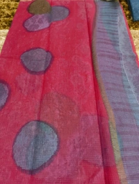 Pure Cotton Kota Block  - Pink 5