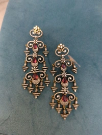 Designer Earrings  - Vz, pink