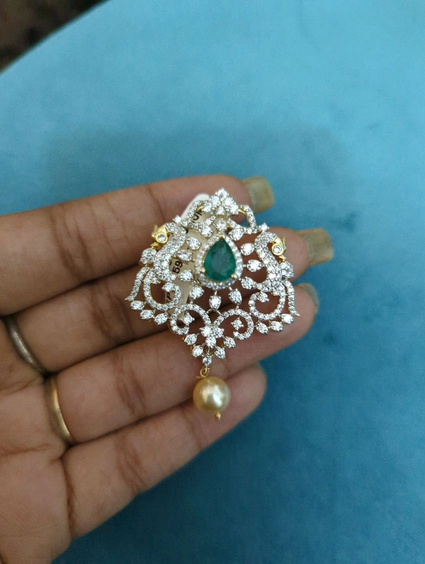 Diamond Copy Pendent  - Vz, green