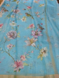 Pure Silk Kota Digital  - Neptune