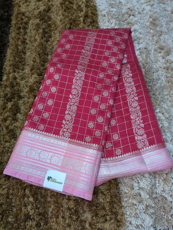Raw Mango Checks - Brick Red