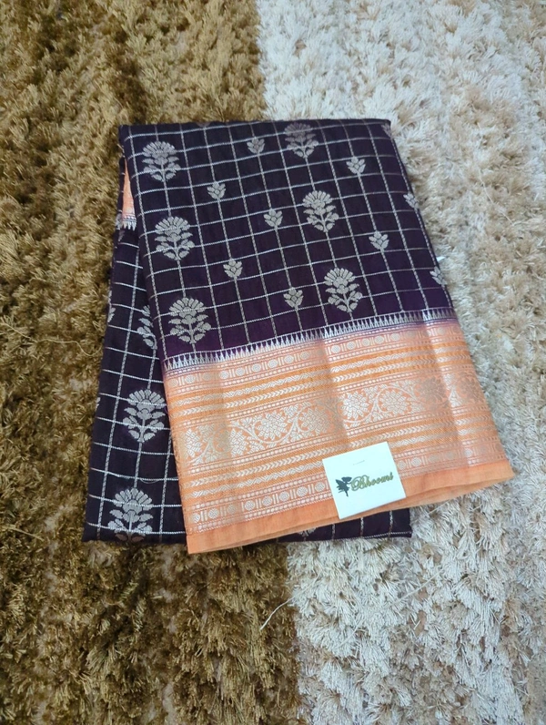 Raw Mongo Checks - Sepia Black