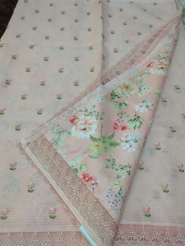 Designer Kota Embroidery  - Sundown