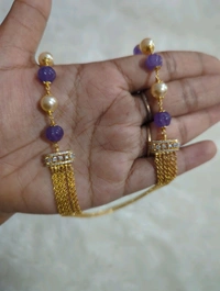 Chandraharam with real katbooja beads - 1 Week Dispatch Time