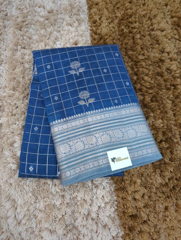 Raw Mango Checks  - Blue