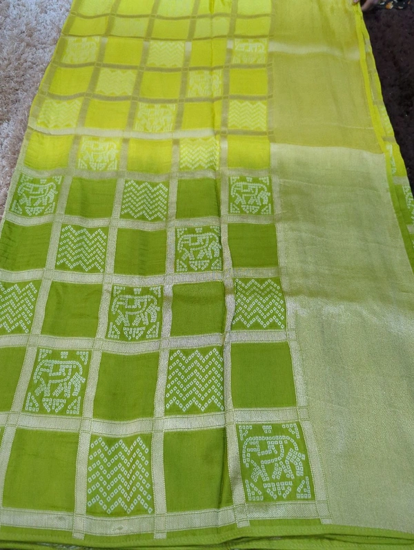 Dala Weaving Sares - Green