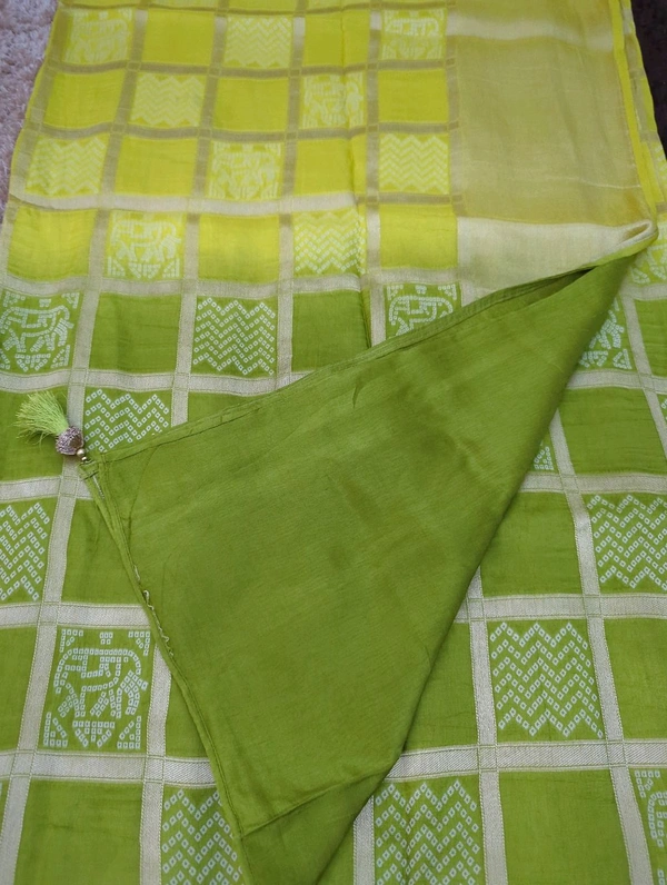 Dala Weaving Sares - Green
