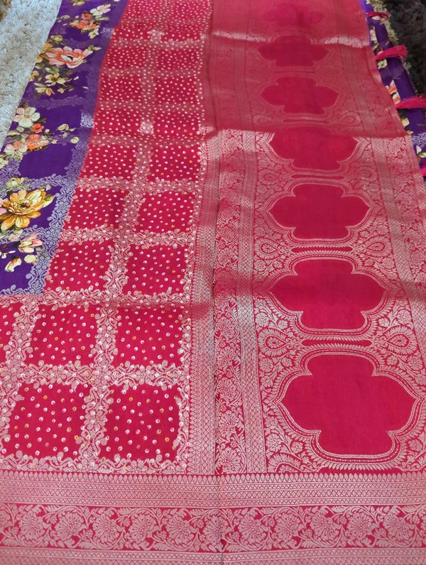 Dala Weaving Sares - Purple