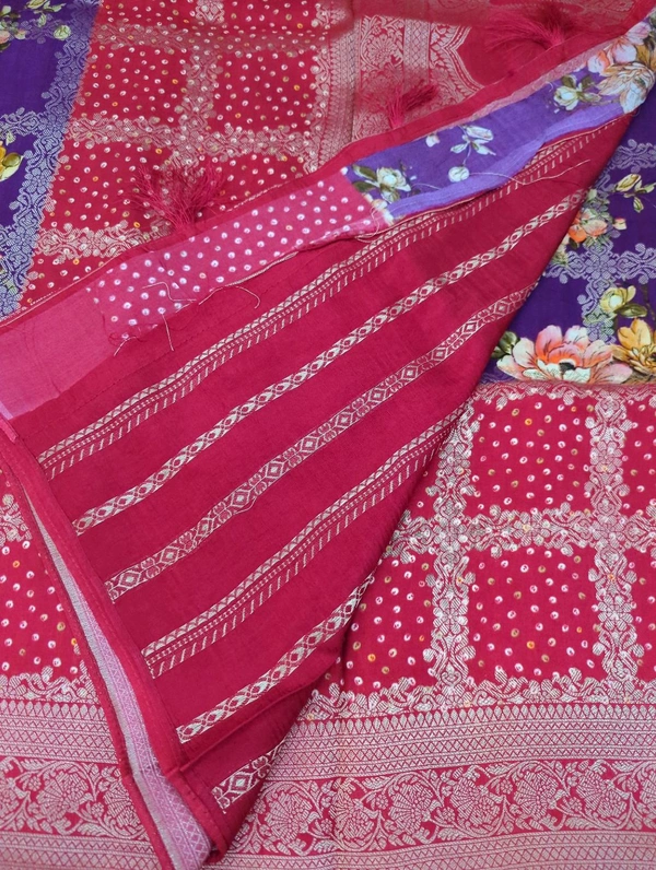 Dala Weaving Sares - Purple