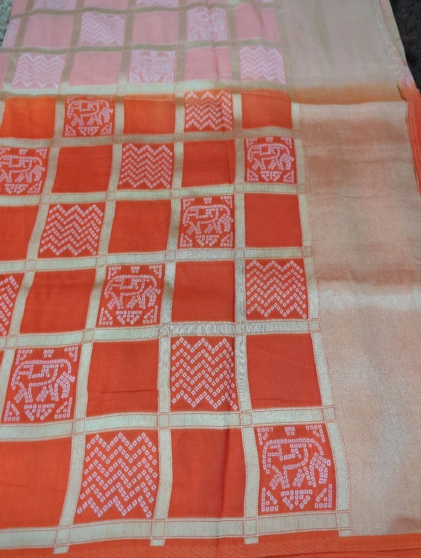 Dala Weaving Sares - orange