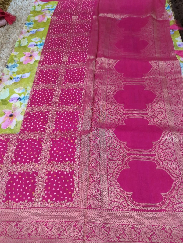 Dala Weaving Sares - Green