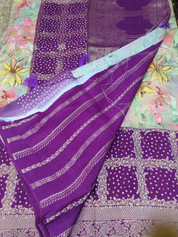 Dala Weaving Sares - Jungle Mist