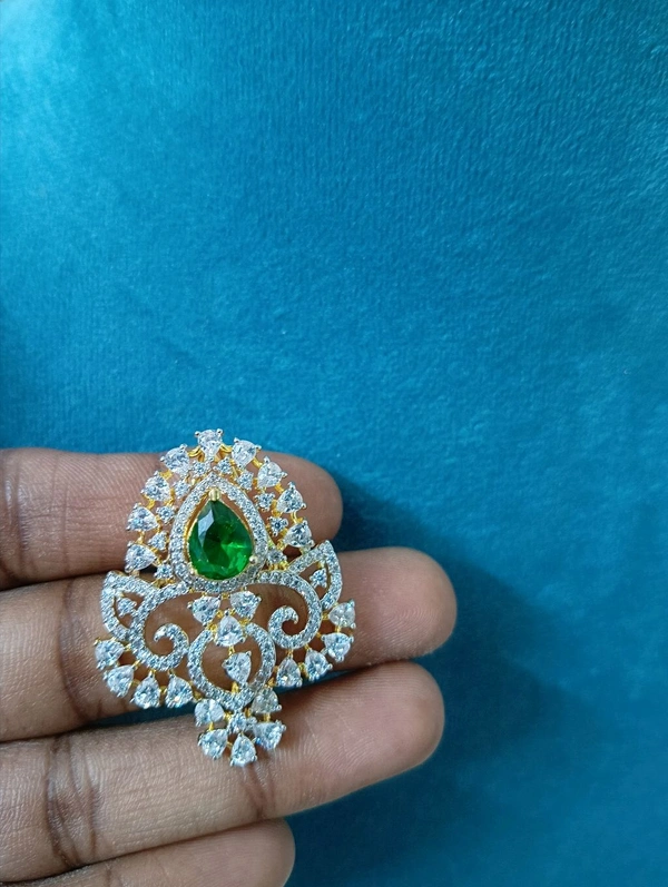 Diamond Copy Pendant  - Green
