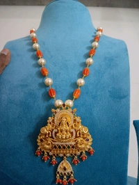 Real Coral With Hakshi Pendant  - HD, coral