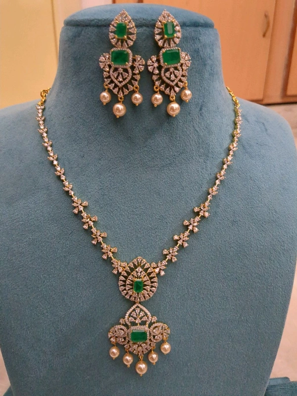 Premium Diamond Replied Neckset