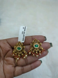 Earrings - Vz, Red