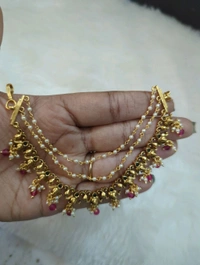 Chepa Swarelu Ear Chains - Vz, pink